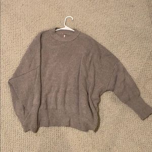 Free People oversized knit sweater